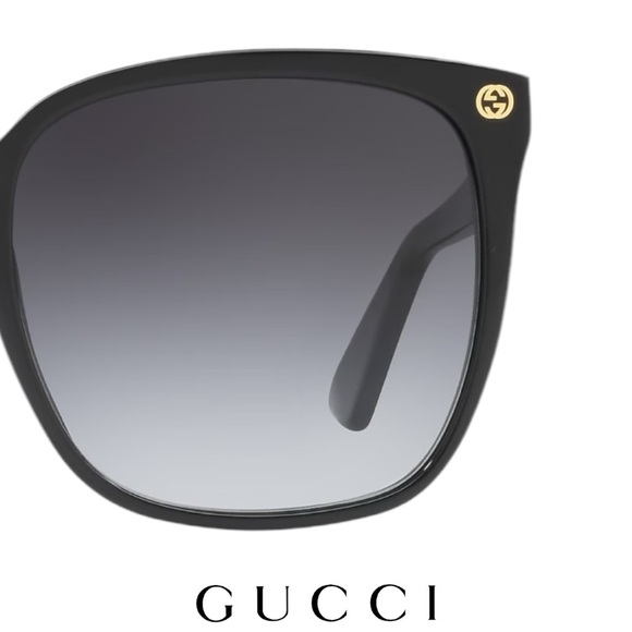 New Gucci Classic Logo Sunglasses - case and box, Authentic - Picture 4 of 7